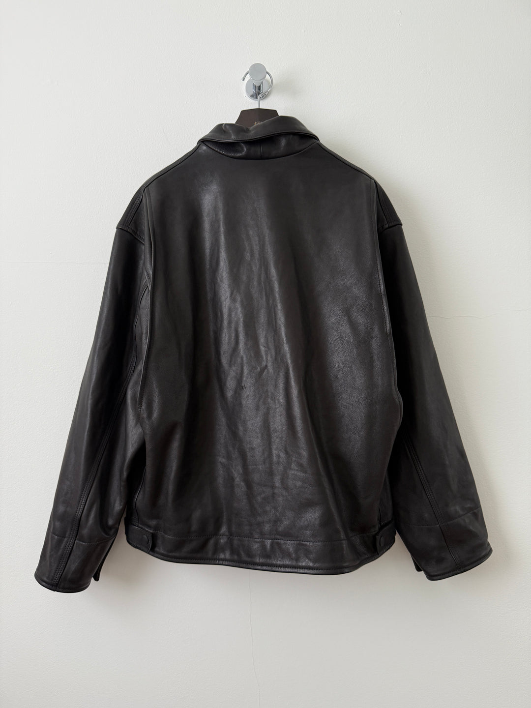 "Records" Leather Jacket