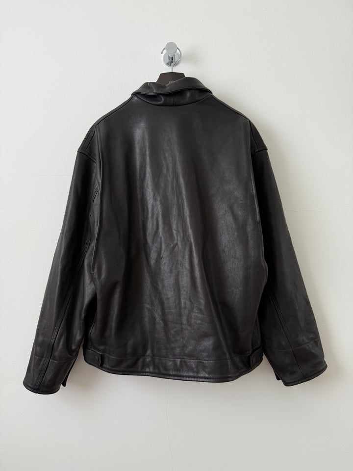 "Records" Leather Jacket