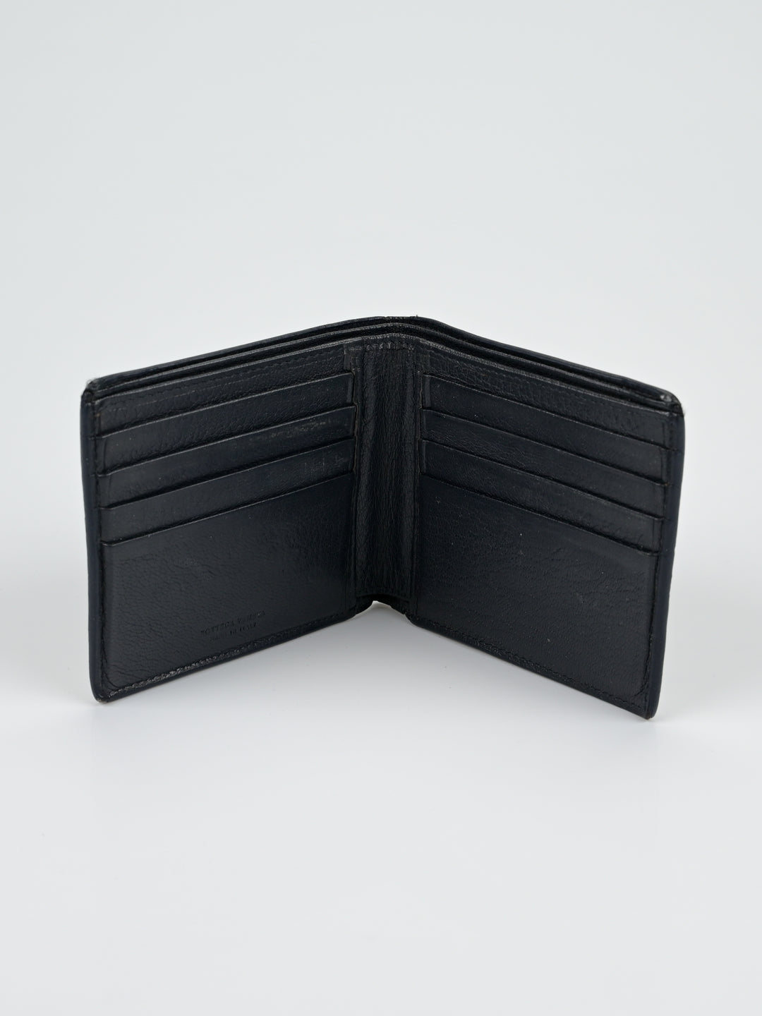 Intrecciato Leather Bi-Fold Wallet