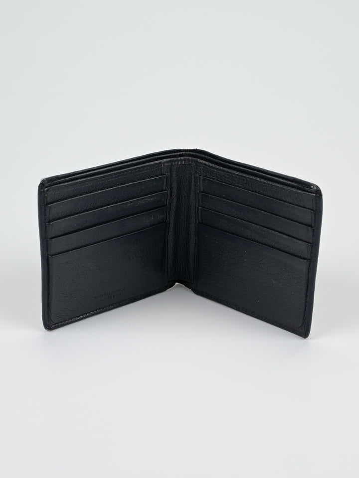 Intrecciato Leather Bi-Fold Wallet