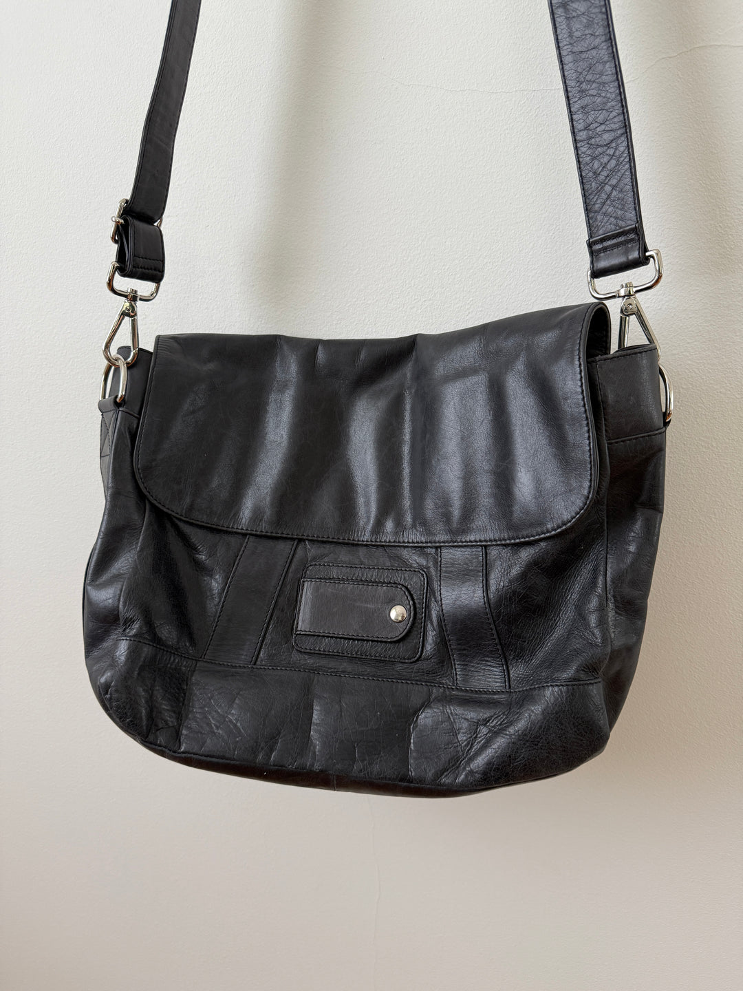 Leather Messenger Bag