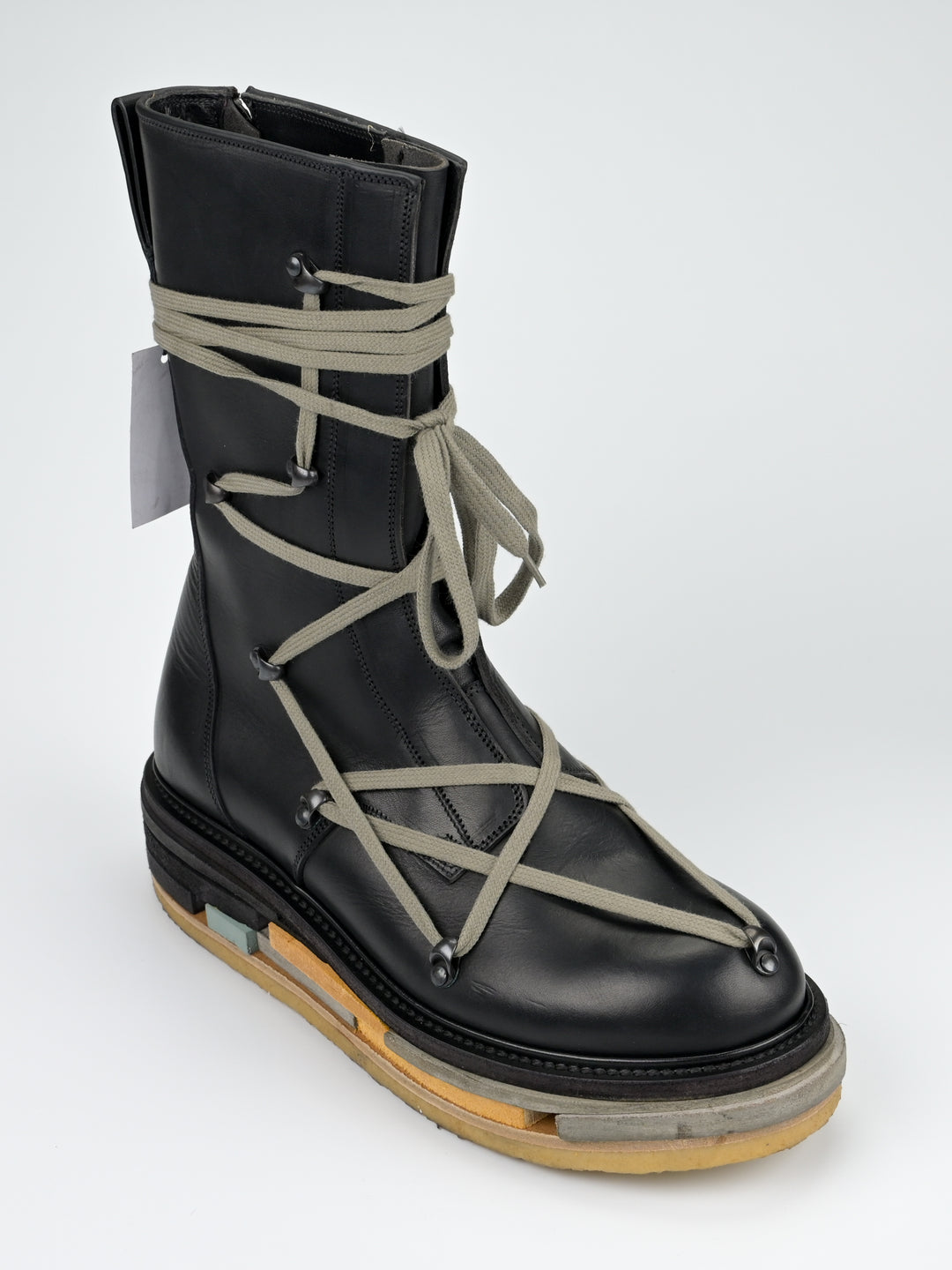 F/W 2017 'Glitter' Hexagram Creeper Boots Lego Sole