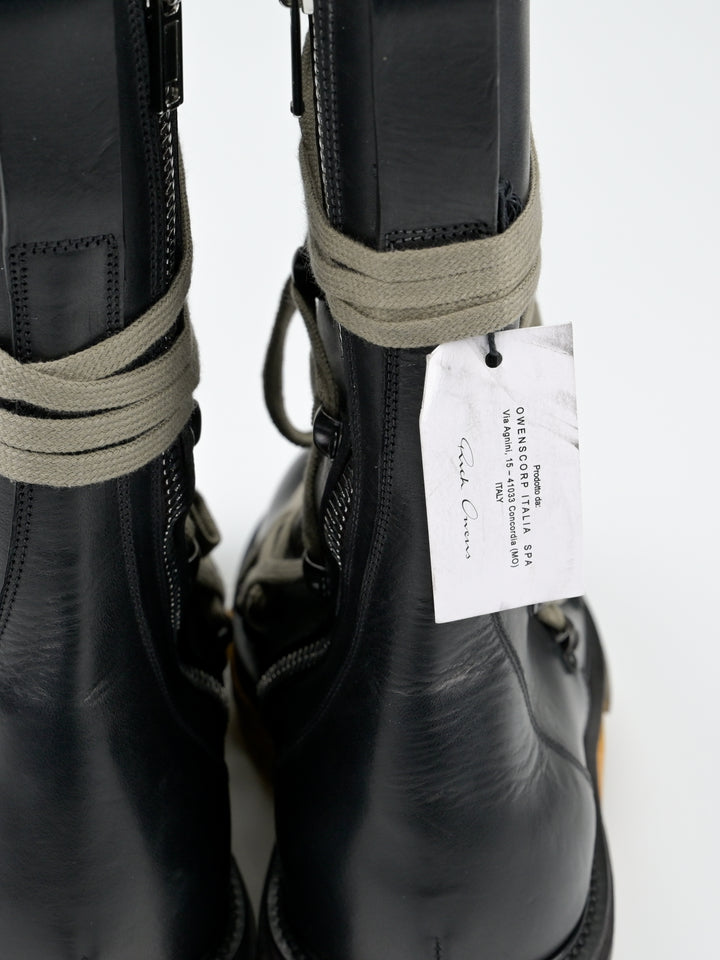 F/W 2017 'Glitter' Hexagram Creeper Boots Lego Sole