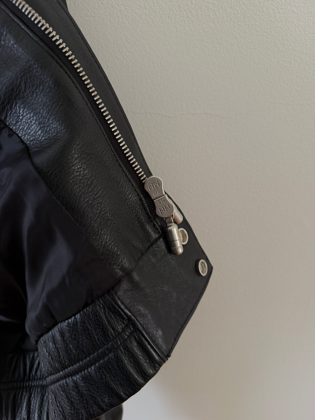 Leather Pilot Bomber Jacket