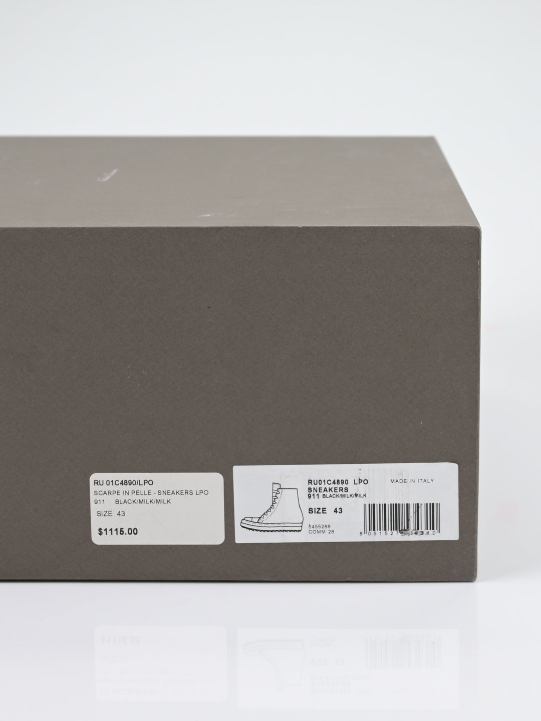 Mainline Leather High Top Ramones