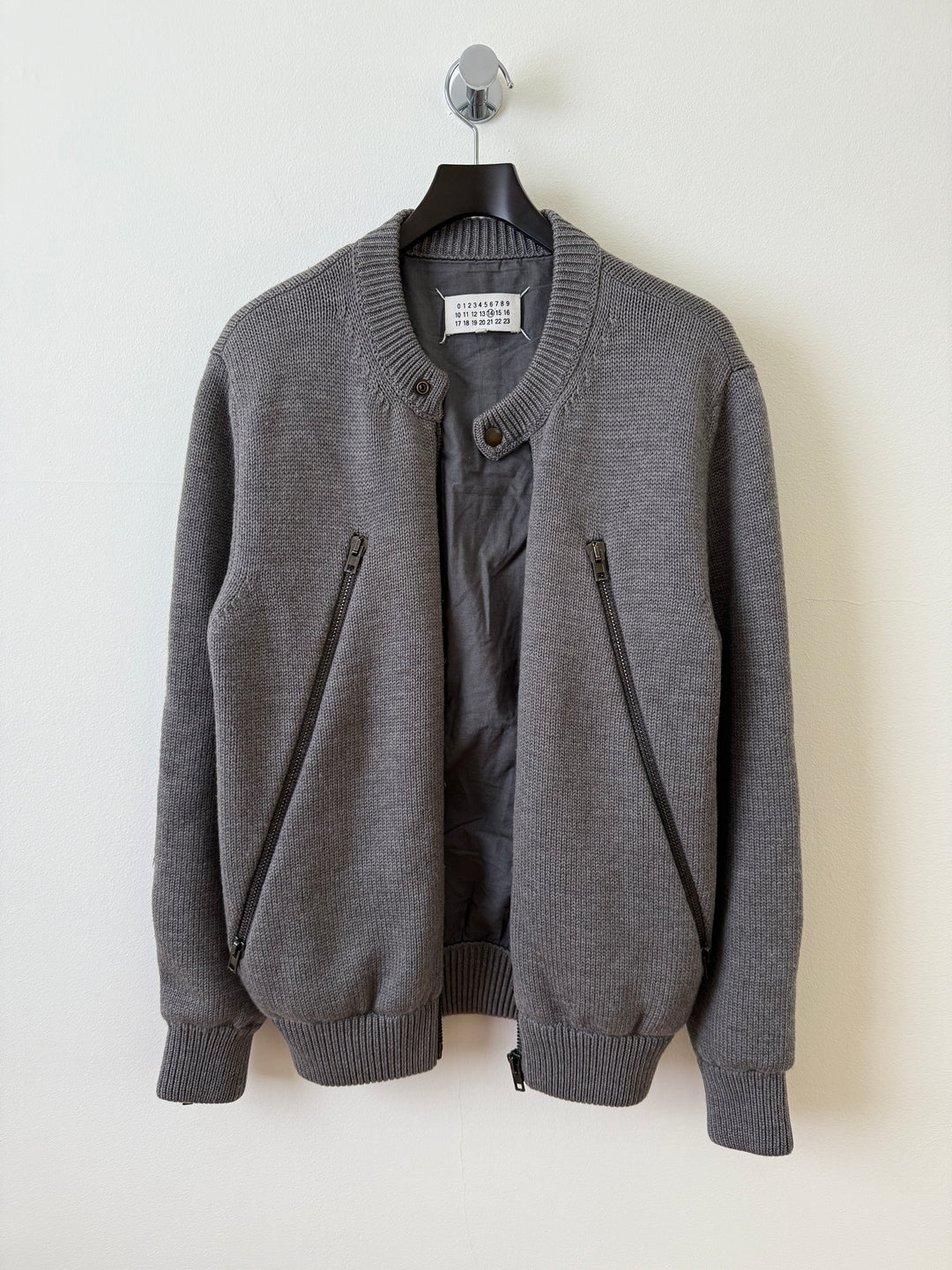 5 Zip Wool Knit Sweater