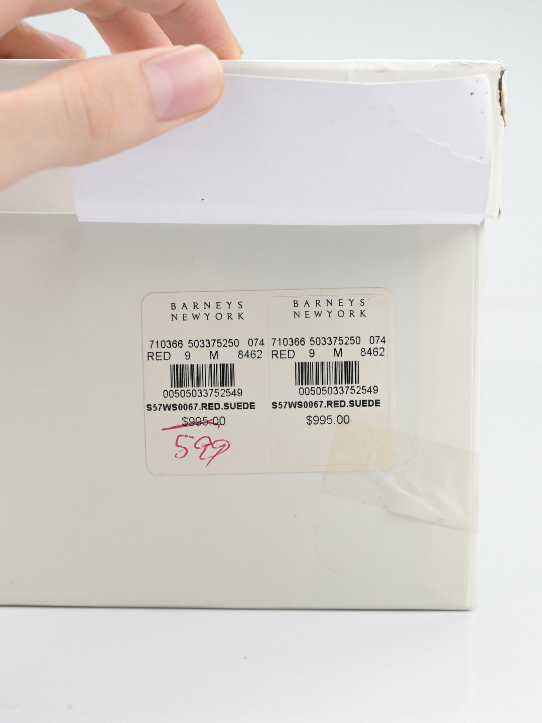 High Top Suede Chain Sneakers