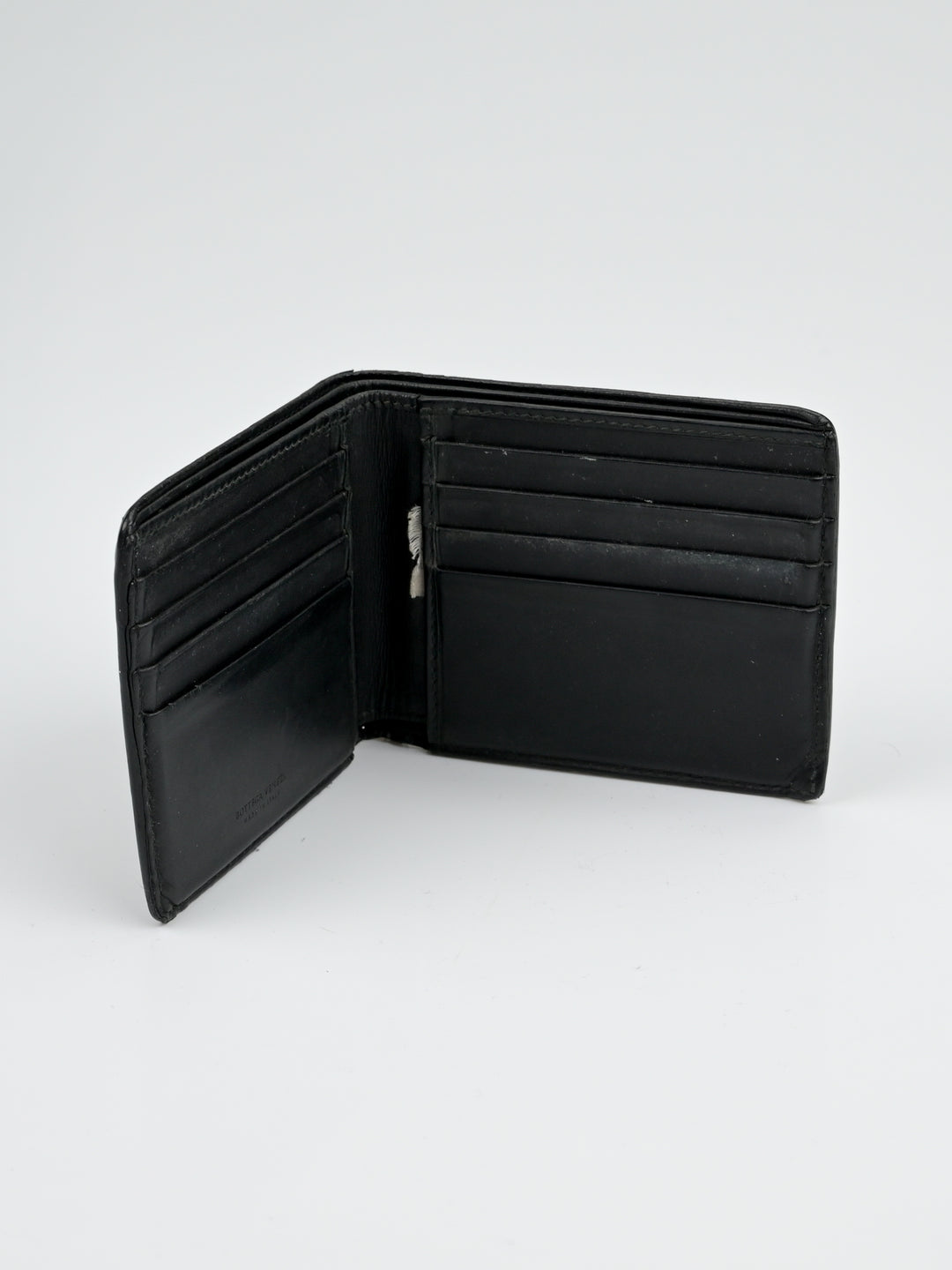 Intrecciato Leather Bi-Fold Wallet