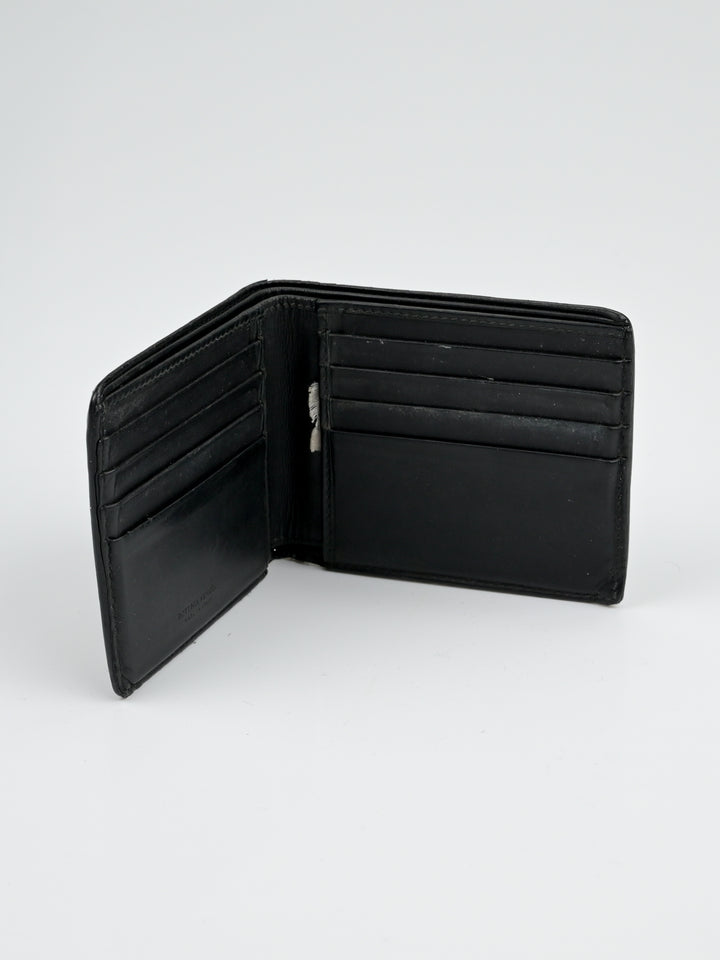 Intrecciato Leather Bi-Fold Wallet