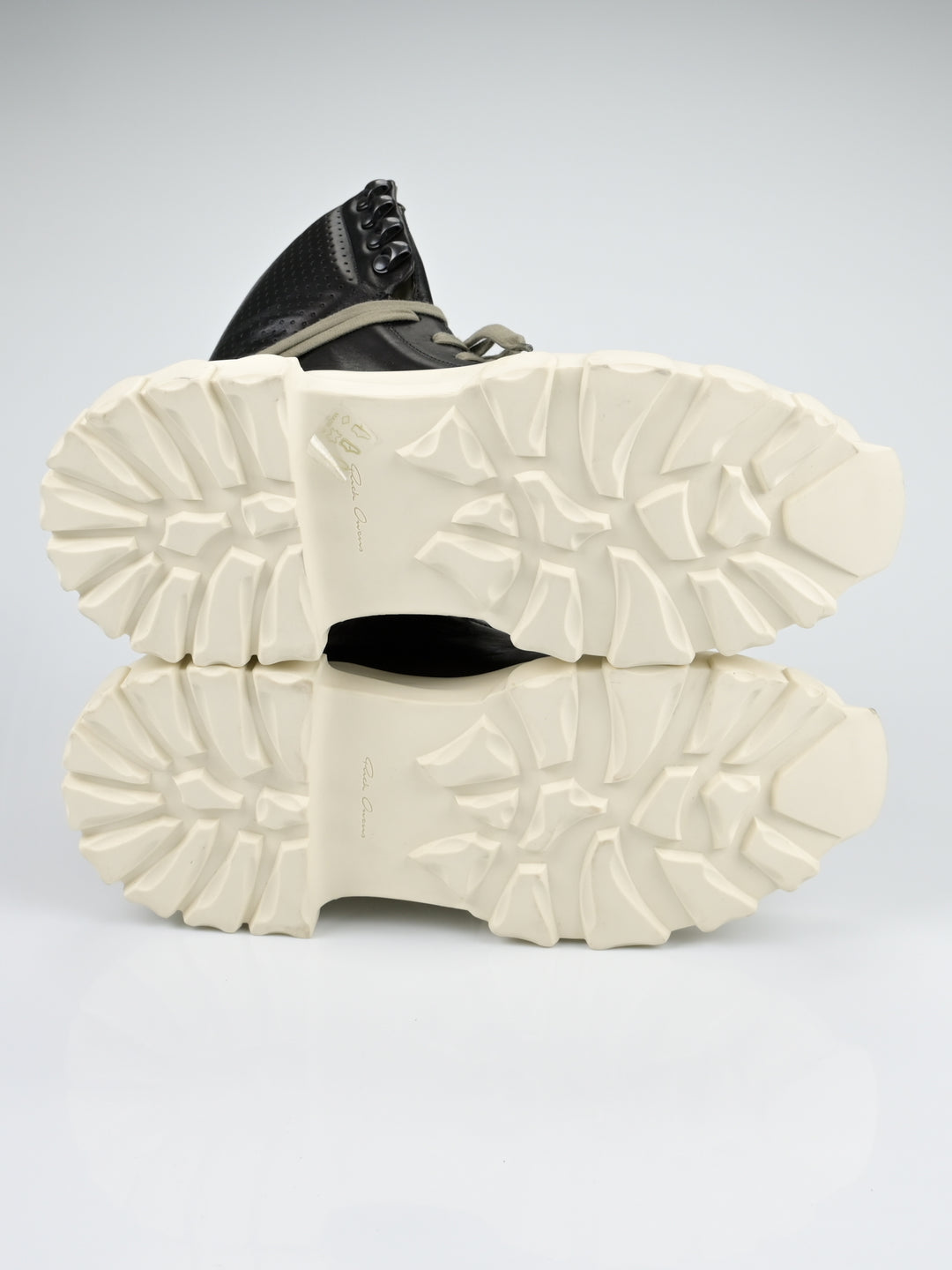 Tractor Boots Olive Interior