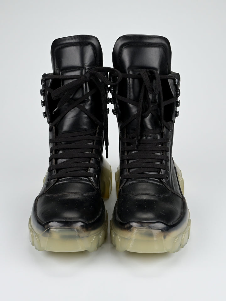 Tractor Boots Clear Sole