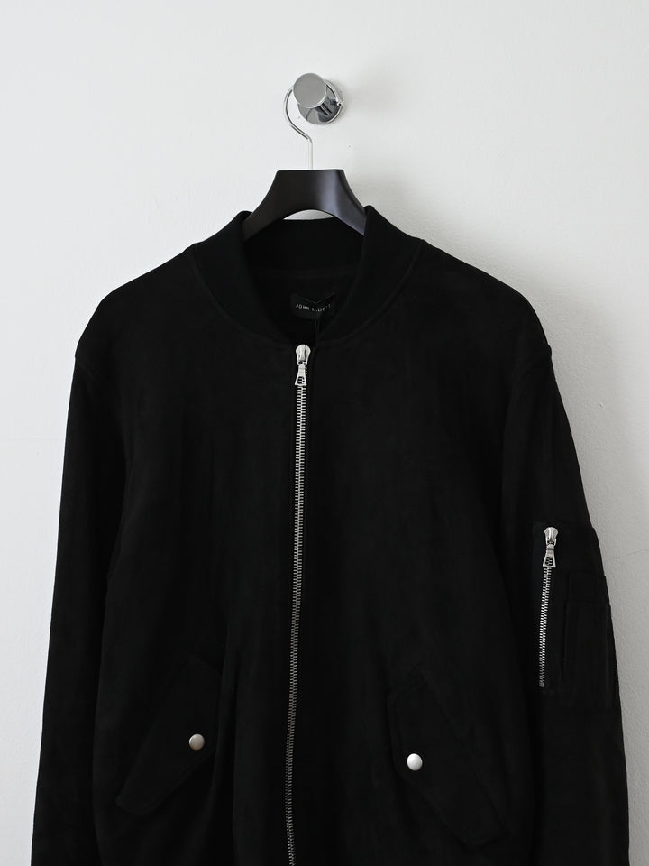 Leather & Suede Bogota Bomber Jacket