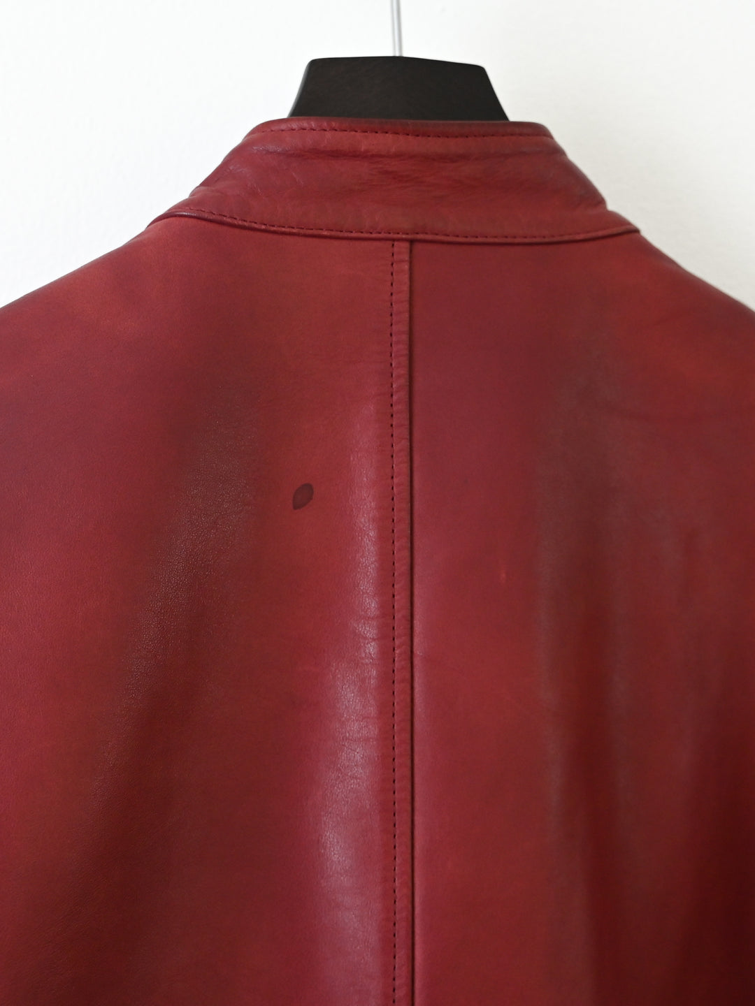 Red 5 Zip Leather Jacket