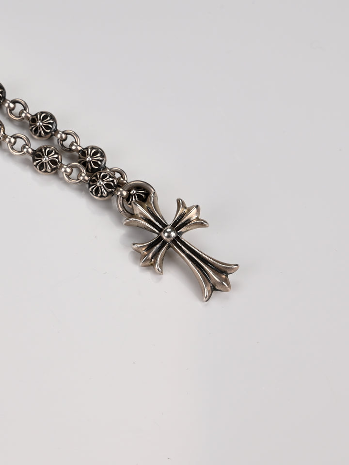 Ball Maltese & Cross Pendant Necklace