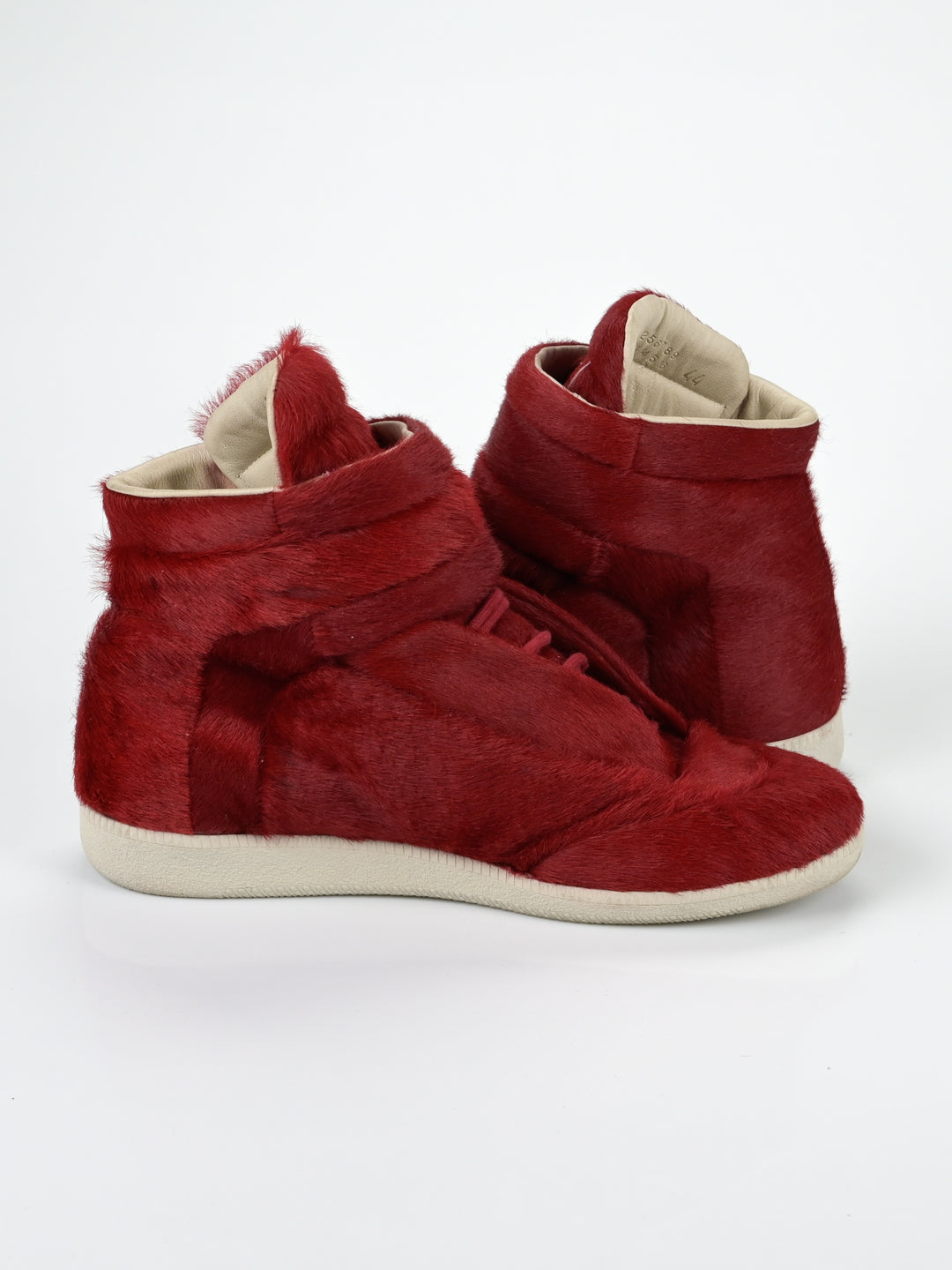 Yeezus Red Calf Hair Future Sneakers