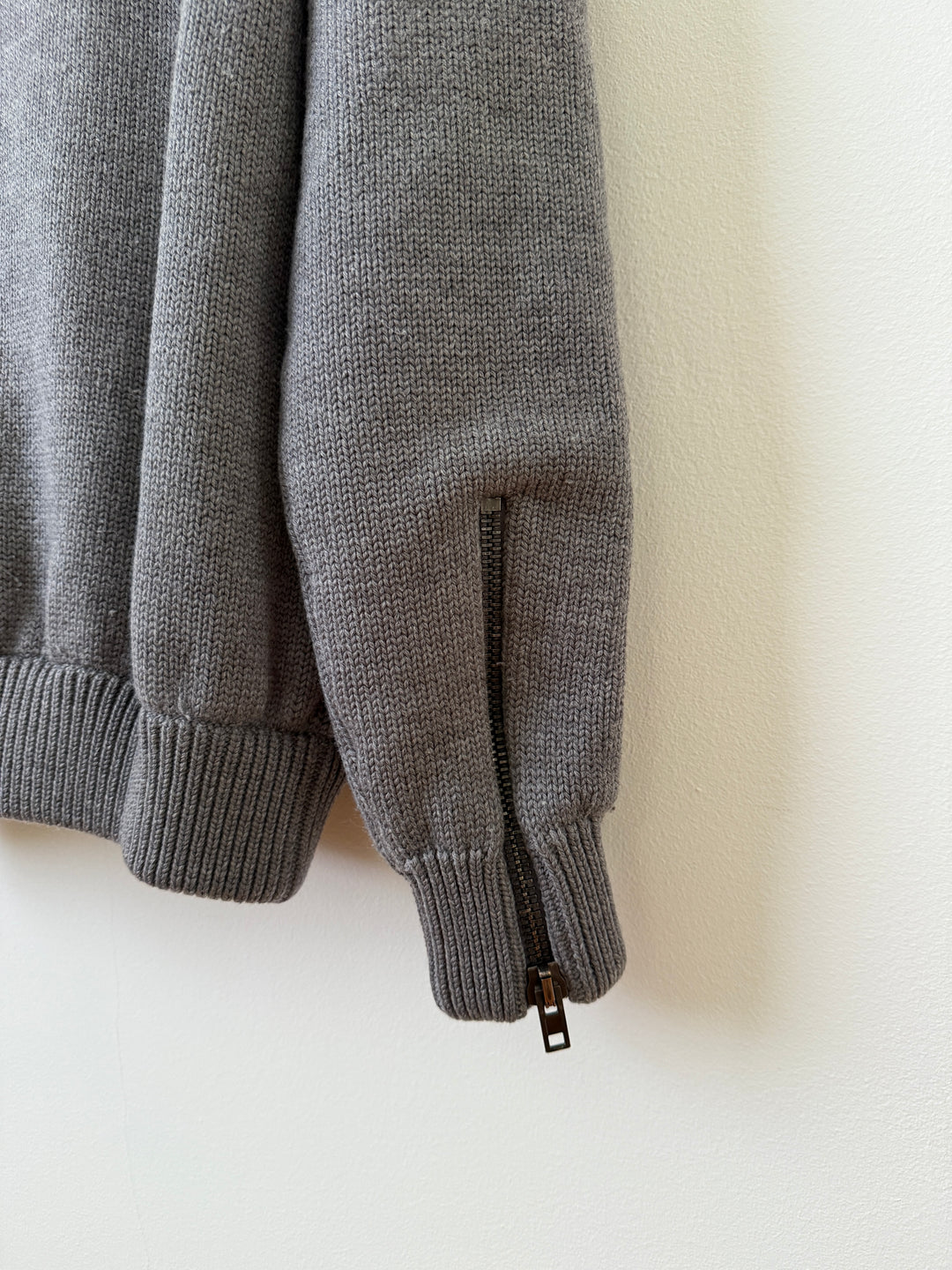 5 Zip Wool Knit Sweater