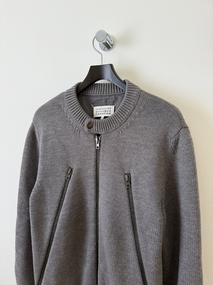 5 Zip Wool Knit Sweater