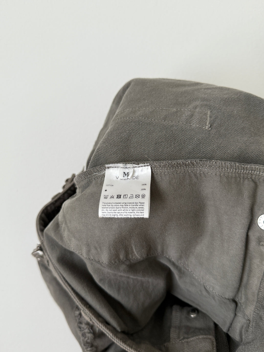 The "Diviser" Inside-Out Denim Cargo Pants