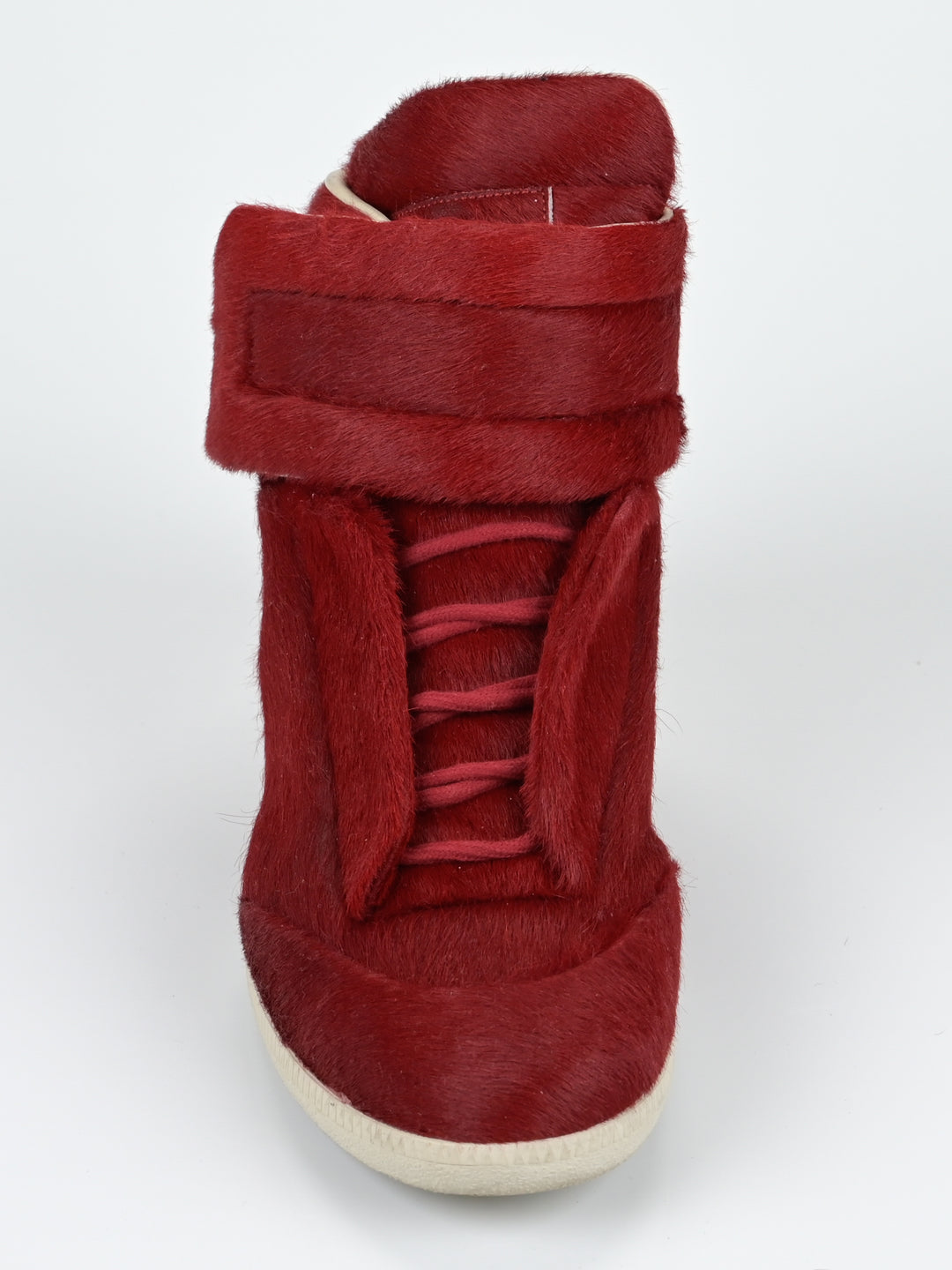 Yeezus Red Calf Hair Future Sneakers