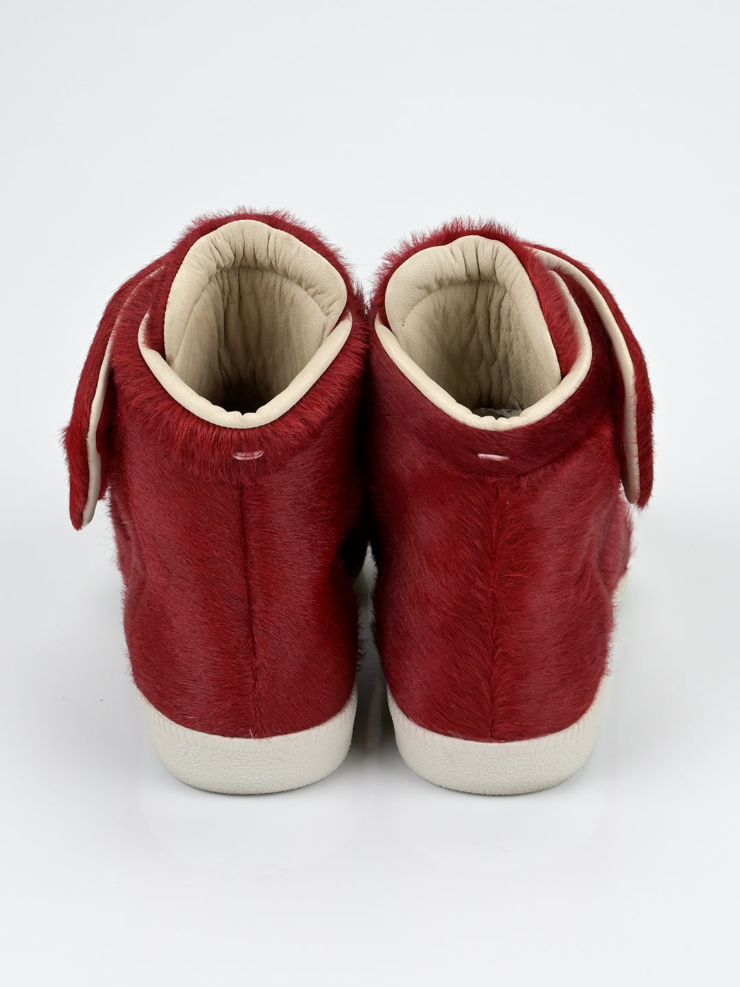 Yeezus Red Calf Pony Hair Future Sneakers