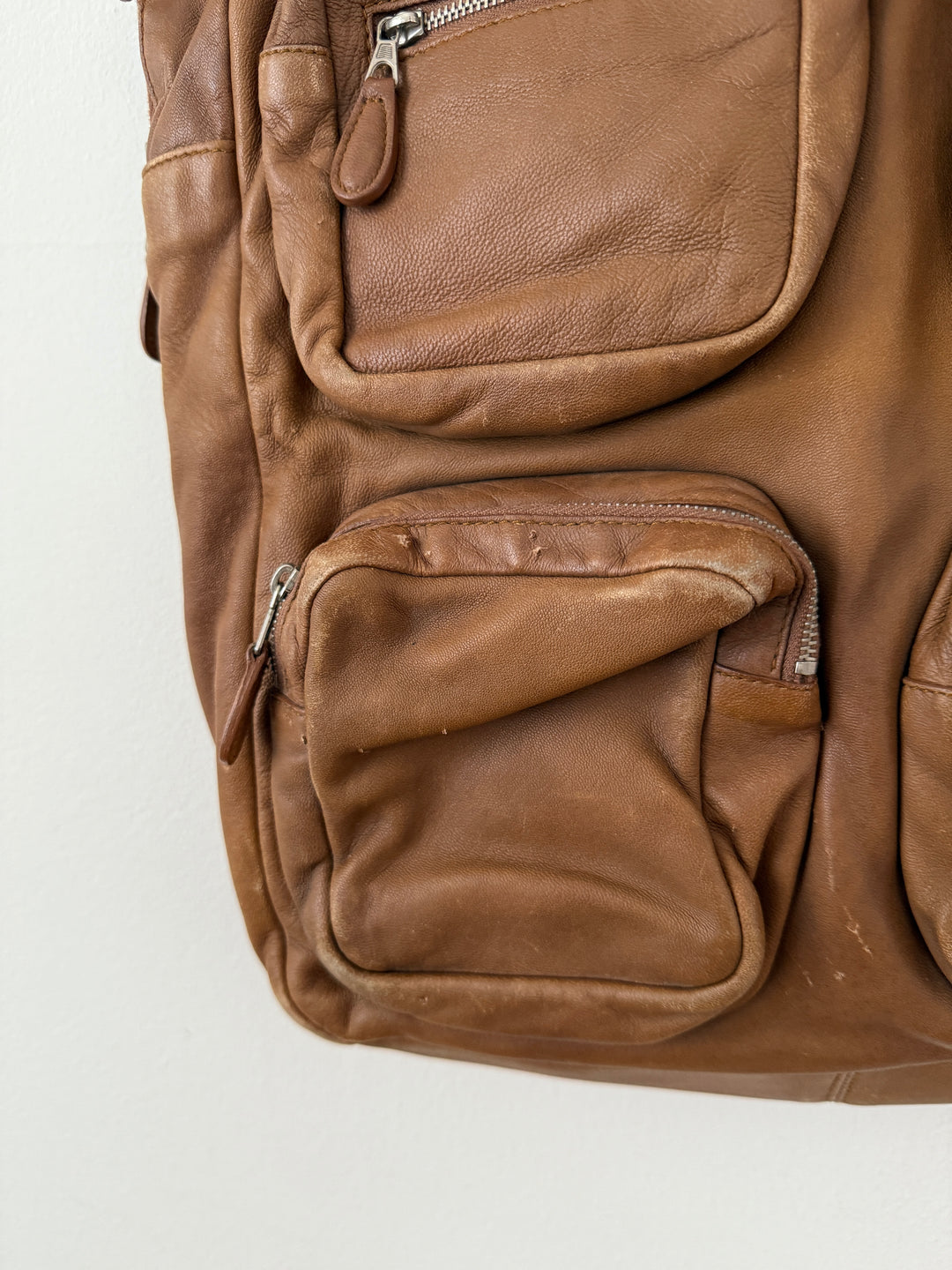 Vintage Multi-Pocket Tote