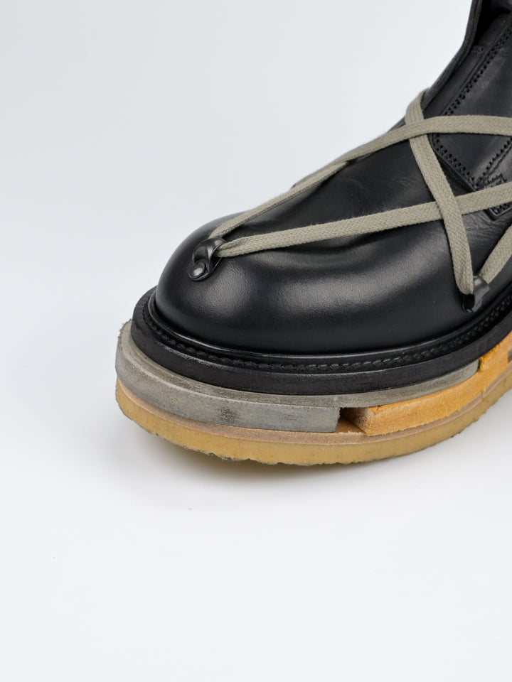 F/W 2017 'Glitter' Hexagram Creeper Boots Lego Sole