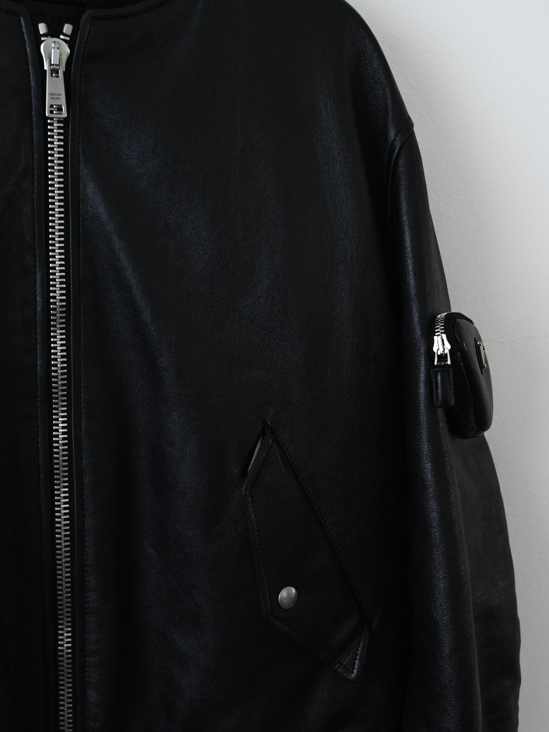 Nappa Leather Bomber Jacket