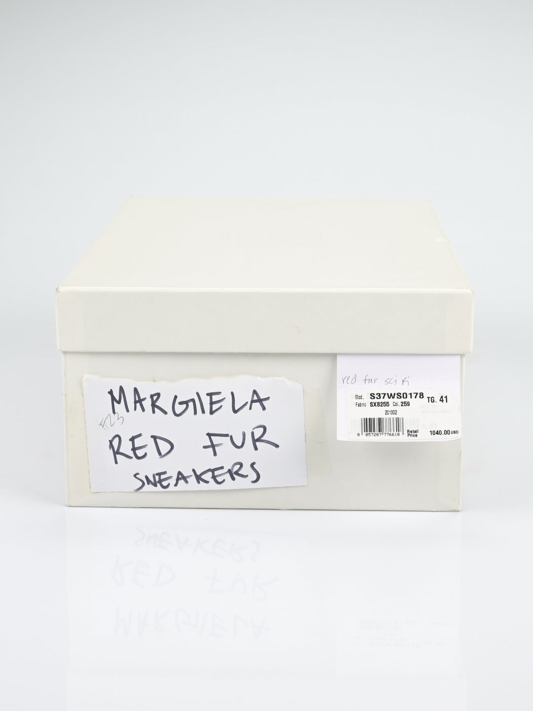 Yeezus Red Calf Pony Hair Future Sneakers