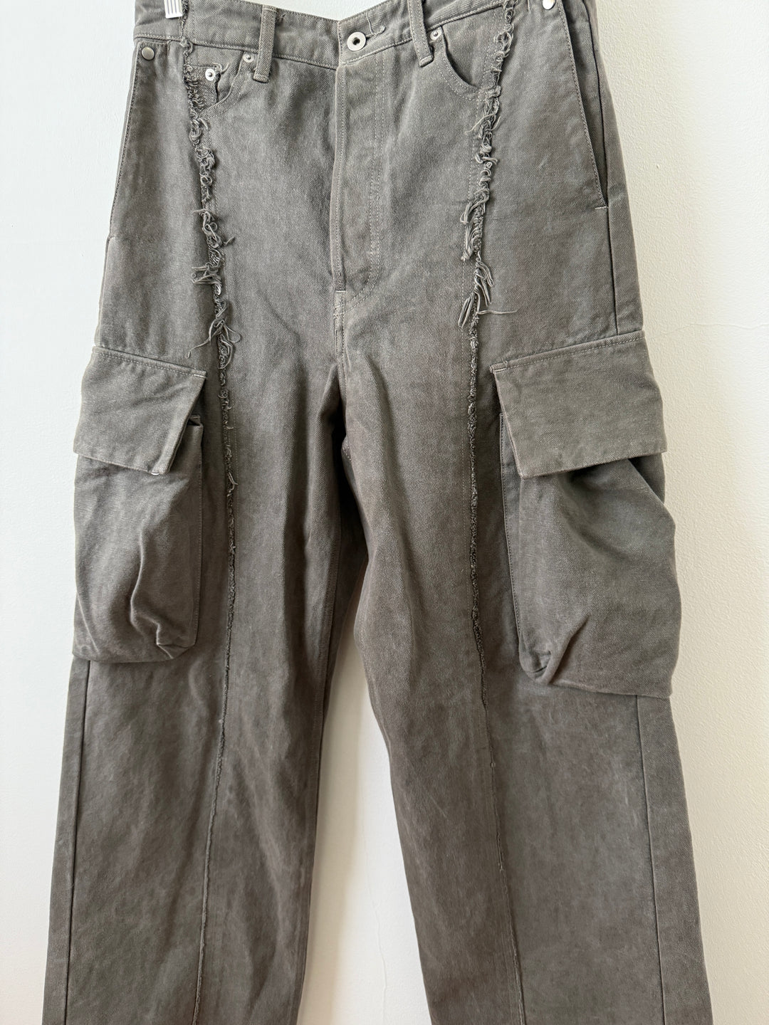 The "Diviser" Inside-Out Denim Cargo Pants