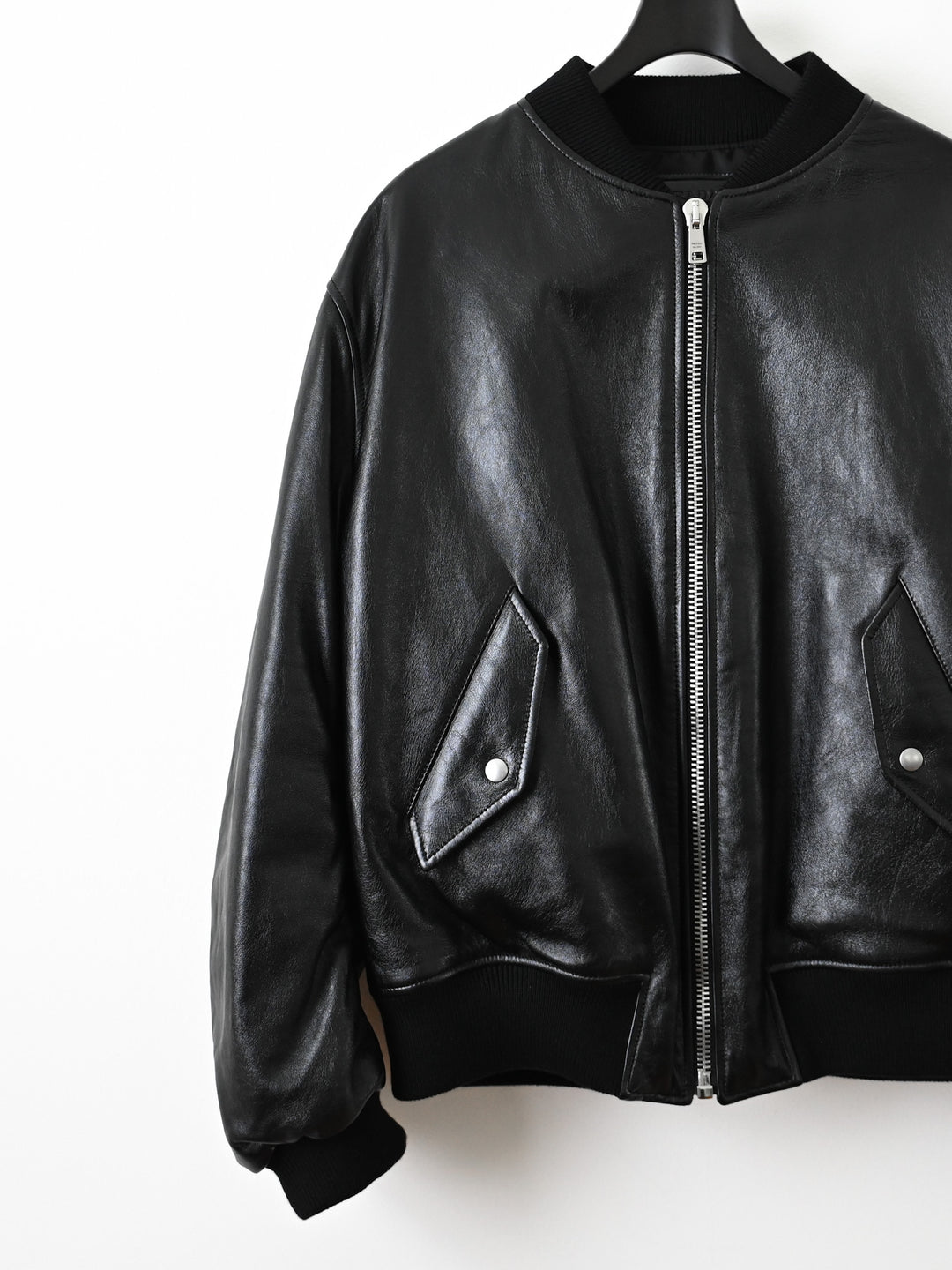 Nappa Leather Bomber Jacket