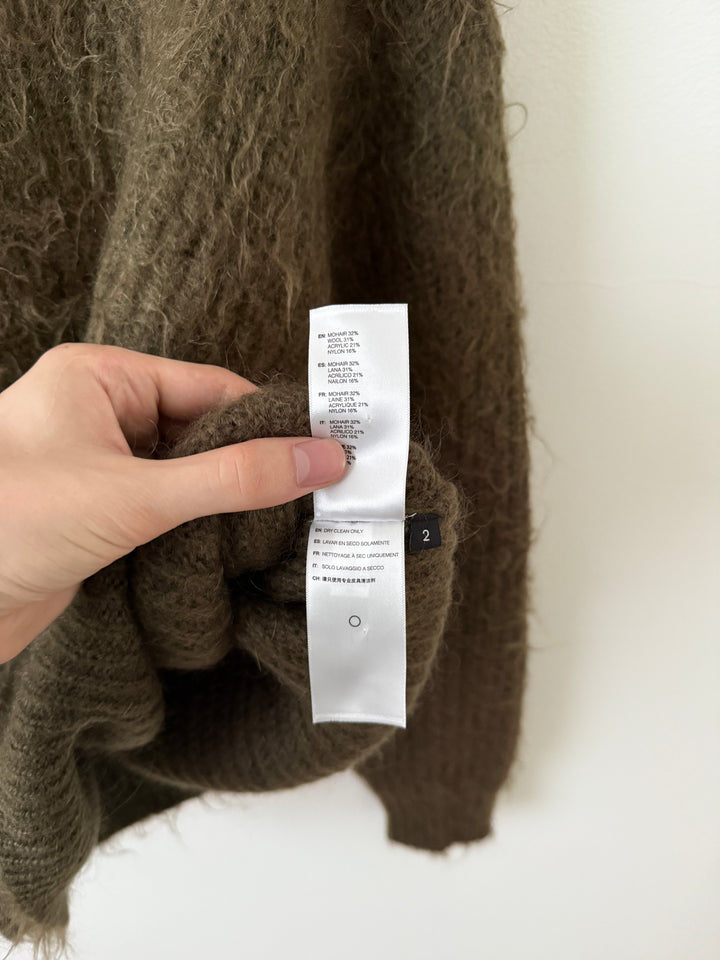 Wool Mohair Crew Sweater