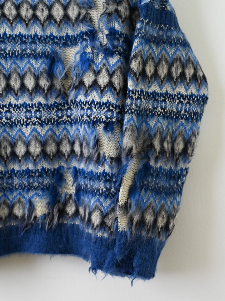 Intarsia Fair Aisle Wool Sweater