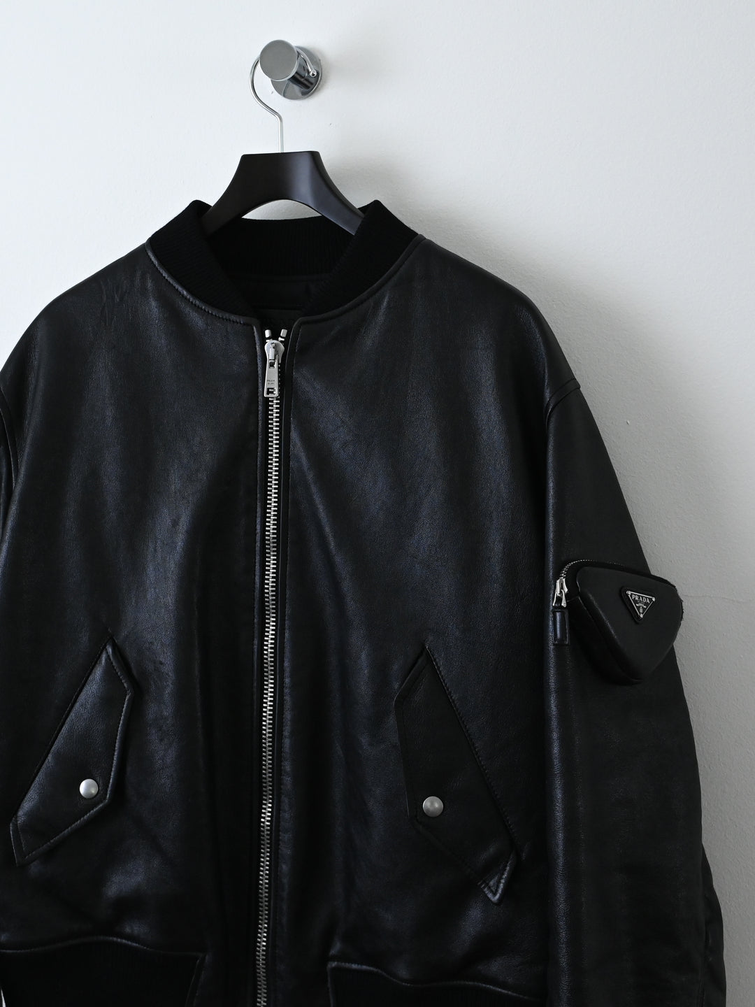 Nappa Leather Bomber Jacket