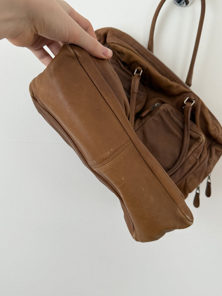 Vintage Multi-Pocket Tote