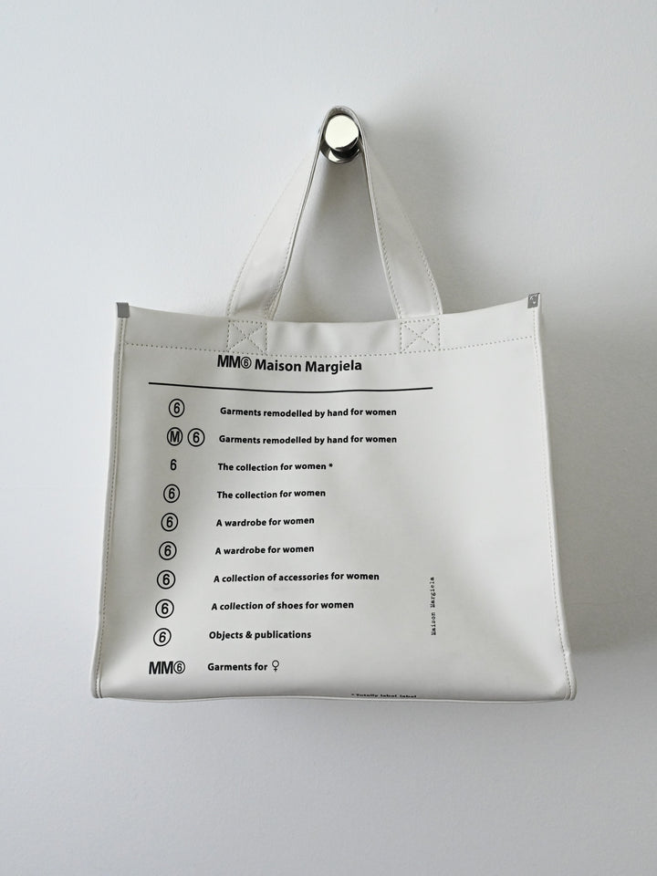 MM6 PVC Logo 6 Tote Bag