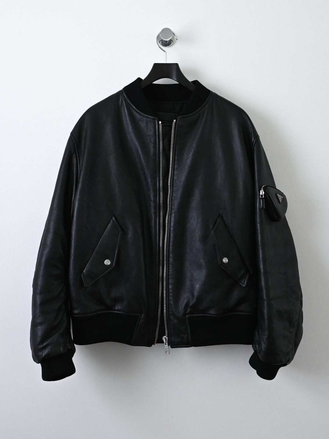 Nappa Leather Bomber Jacket