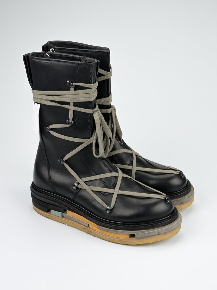 F/W 2017 'Glitter' Hexagram Creeper Boots Lego Sole