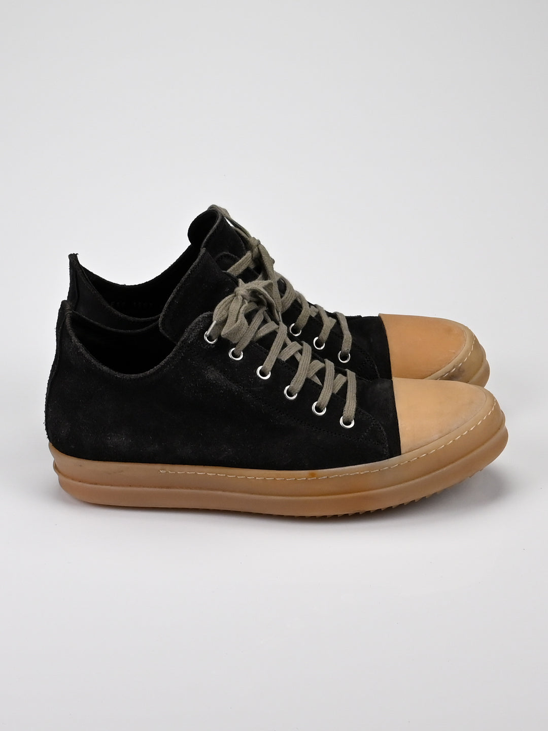 Blistered Leather Gumsole Low Top Ramones