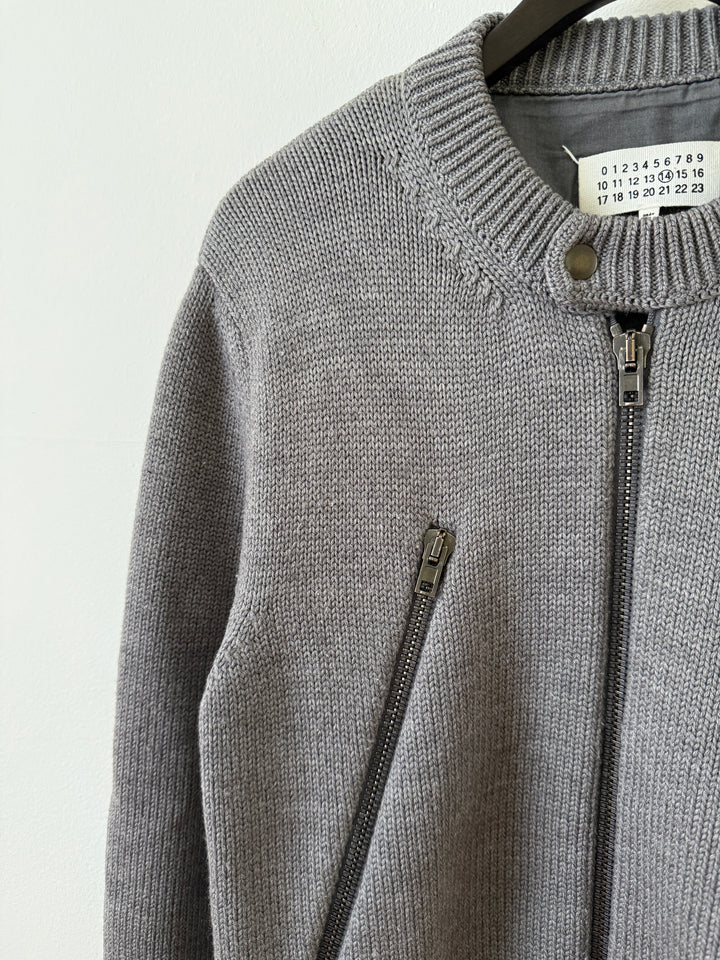 5 Zip Wool Knit Sweater