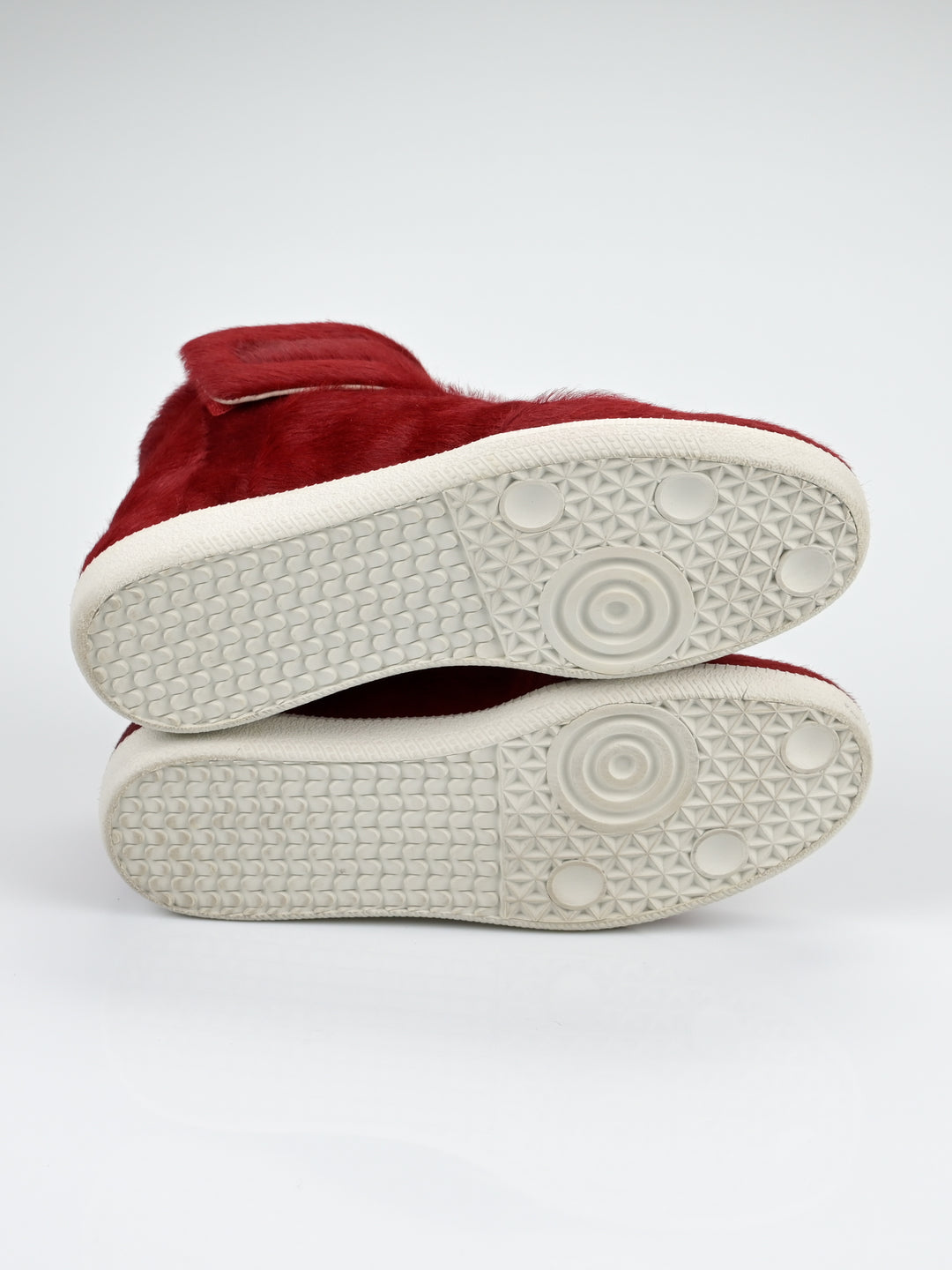 Yeezus Red Calf Pony Hair Future Sneakers