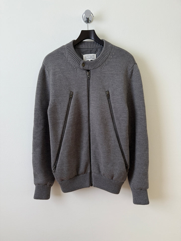 5 Zip Wool Knit Sweater