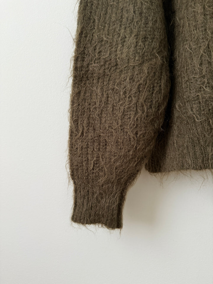 Wool Mohair Crew Sweater