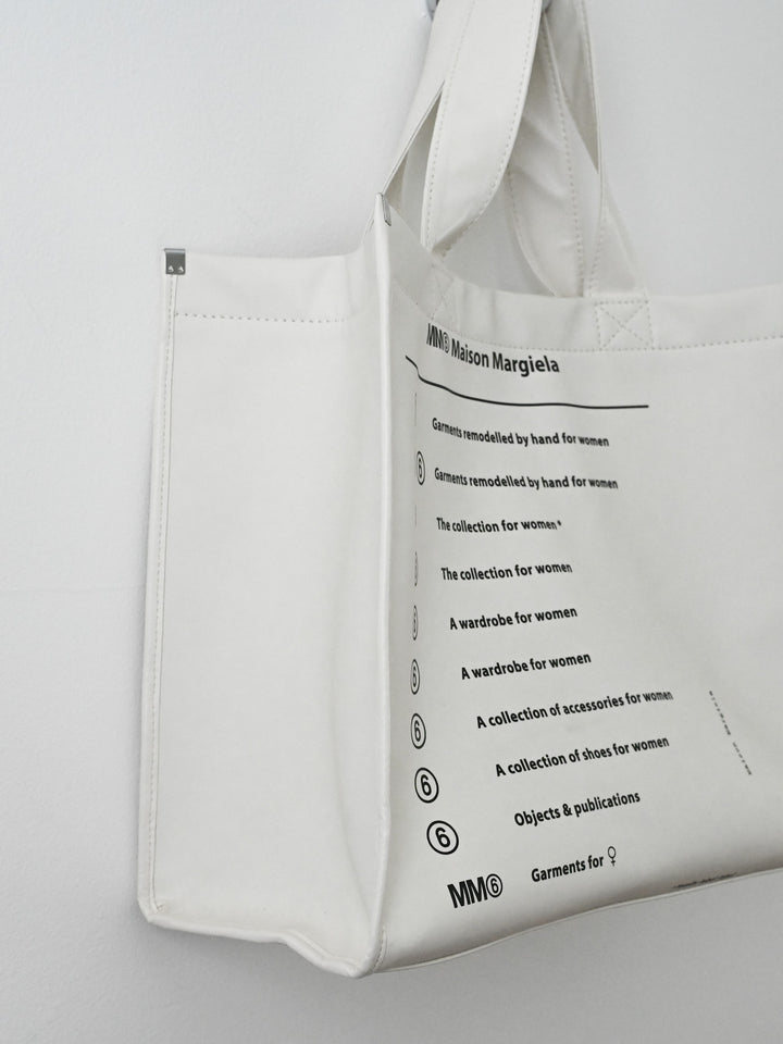 MM6 PVC Logo 6 Tote Bag