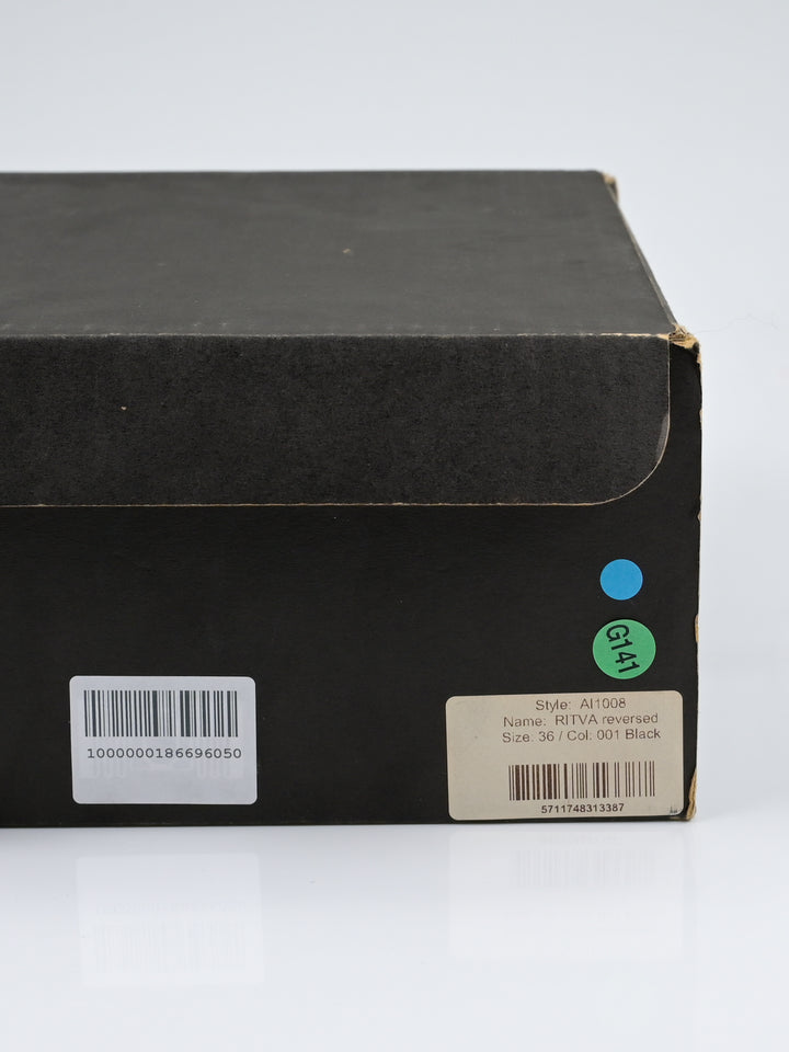 Staple Spine Grained Leather Ankle Boots