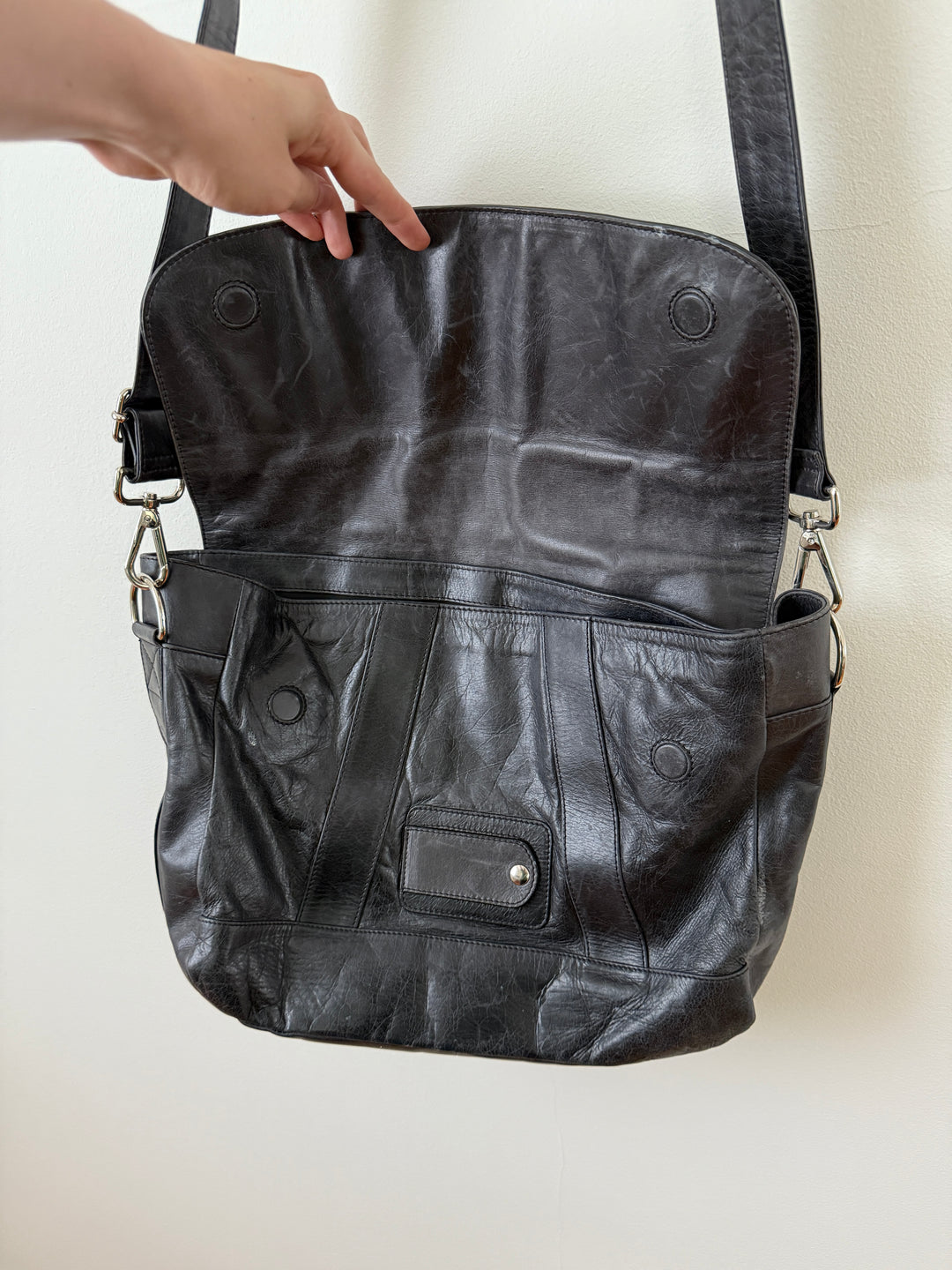 Leather Messenger Bag