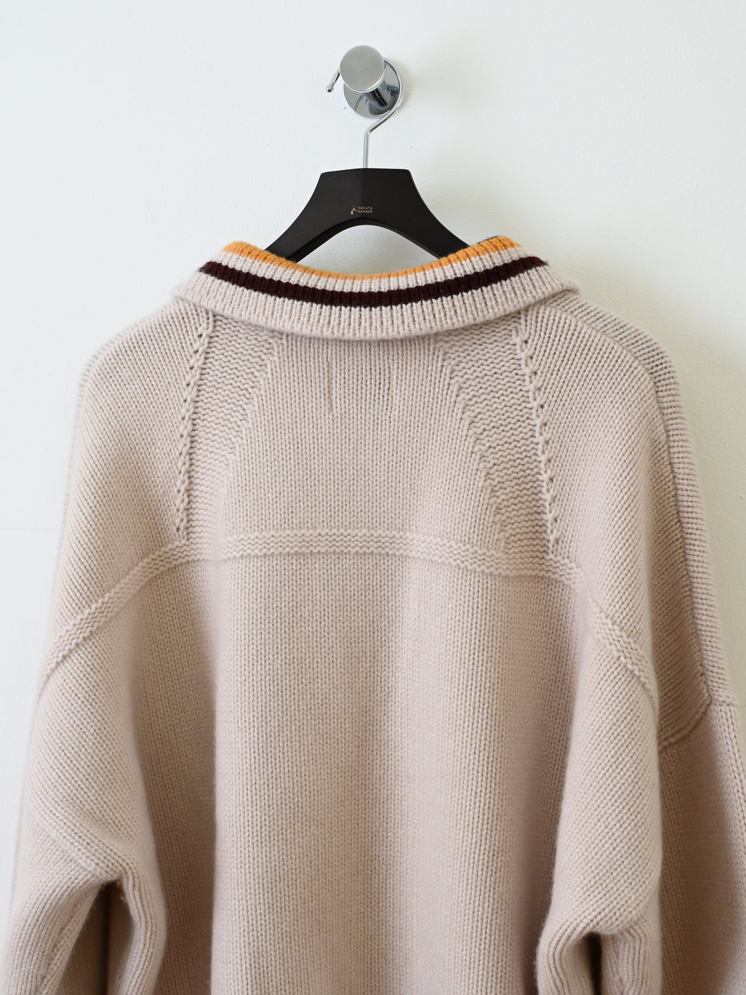 McLaren Chenille Patch Knit Polo Sweater