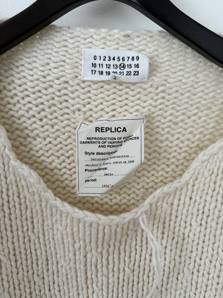 AW17 Replica Unfinished Jumper Knit Sweater