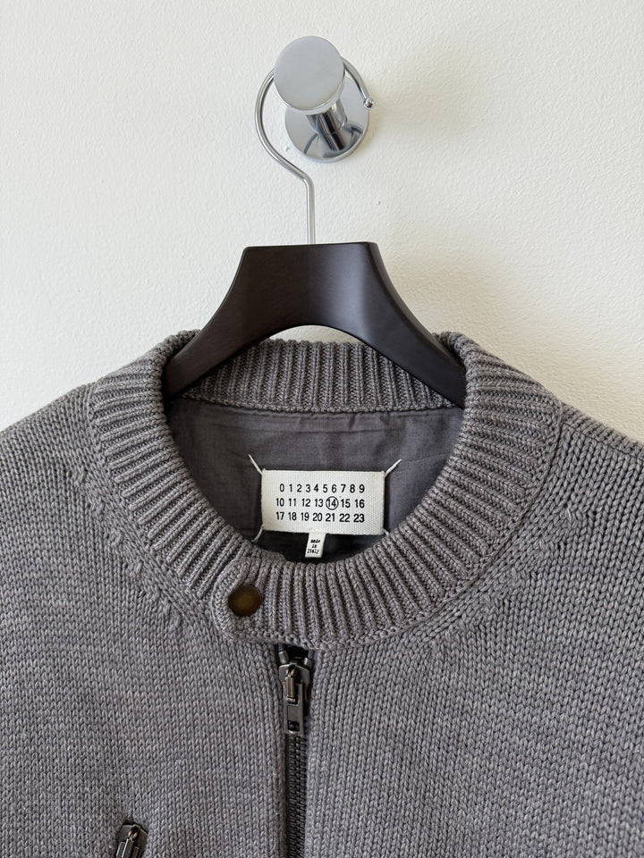 5 Zip Wool Knit Sweater