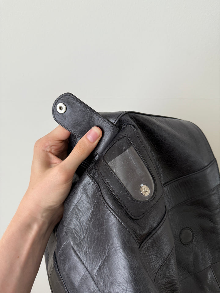 Leather Messenger Bag