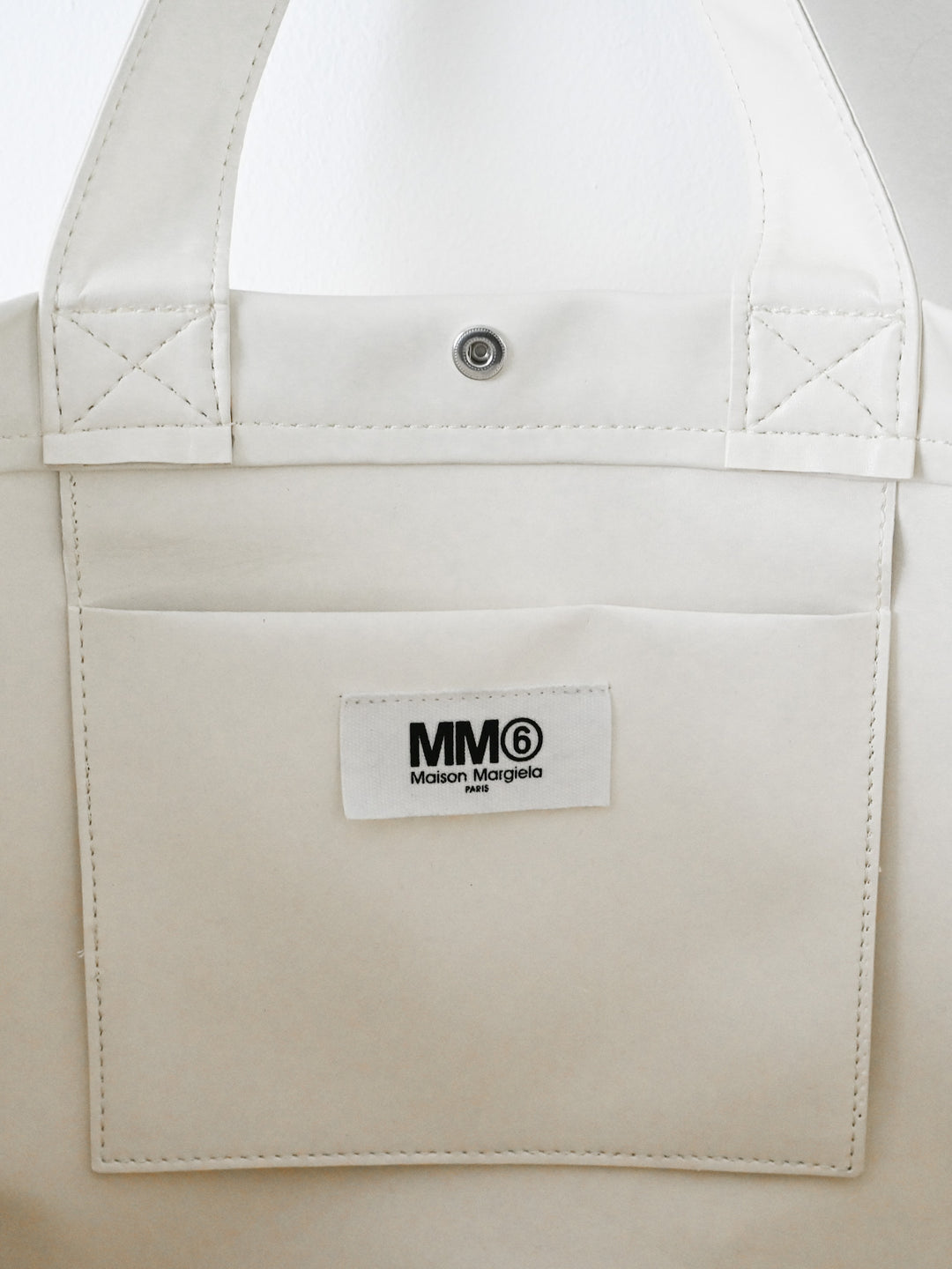 MM6 PVC Logo 6 Tote Bag